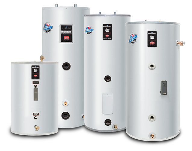 bradford white water heater replacements